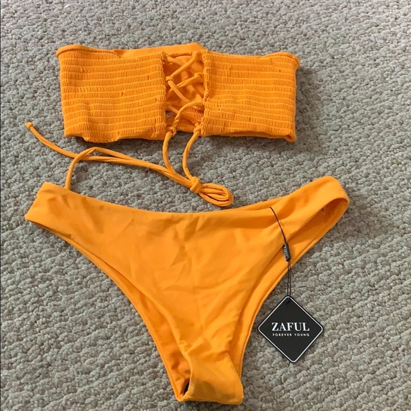 Zaful Other - Mustard colored bikini!